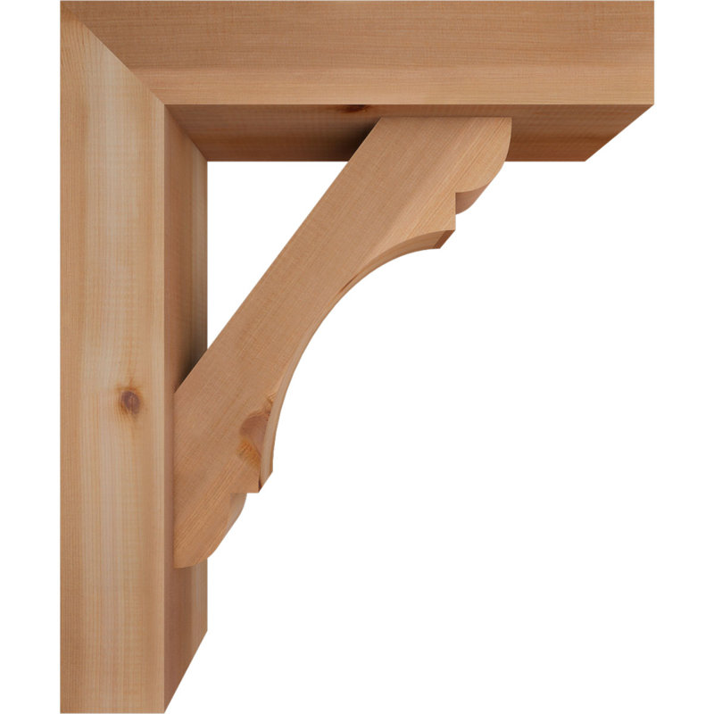 Support de bloc olympique avec entretoise décalée, 24 x 20, Cèdre rouge occidental de l 5 1/2 po (lisse)