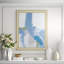 Blue Dancer' Framed Print on Canvas