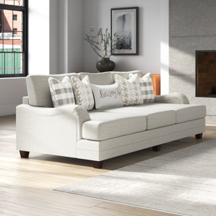 A Plaid Sofa Gets a Sleek, Affordable Makeover