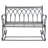 Baptista Metal Outdoor Bench-1432262829