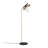 Elegant Gold Floor Lamp, Metal Body, 14.6 x 11.8 x 54.3 inches | Base Plate: Ø11.8 inches | 250 cm Cable, On/Off Switch | Socket Type: 1 x E27 Max 40 W (Bulb Not Included) | Stylish Lighting for Home & Office-1931328128