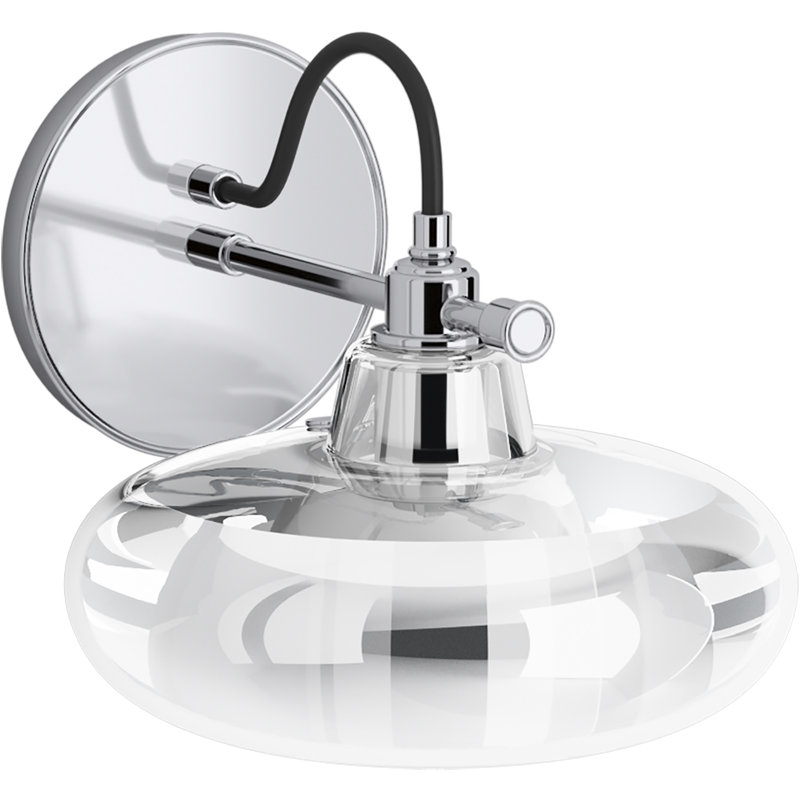 Modern Farm 1 - Light Armed Sconce, Polished Chrome
