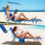Chaise longue inclinable et pliable Omari-1303248118