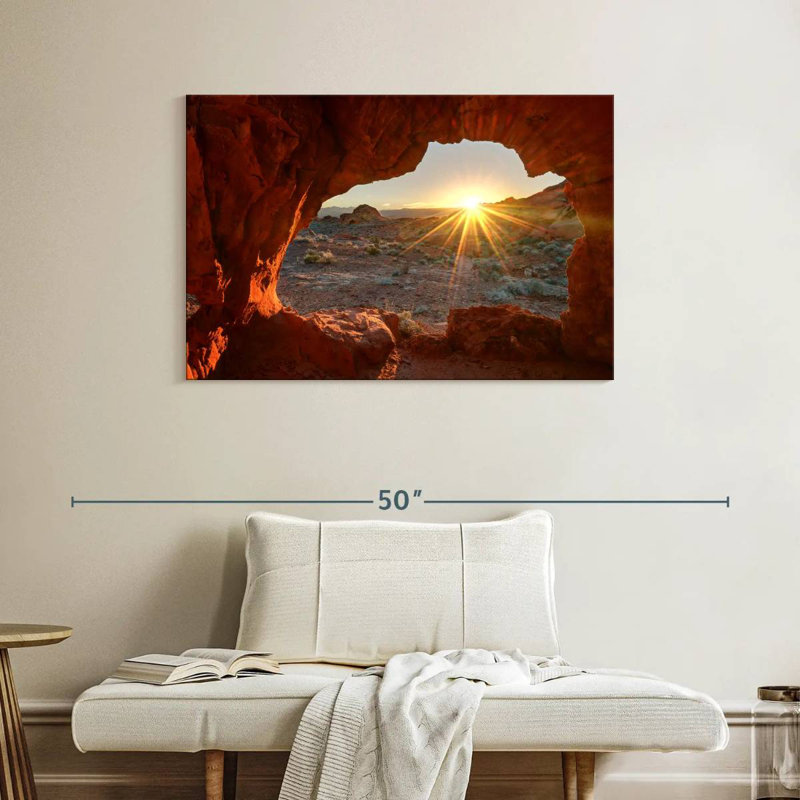 Alvord Red Rock Canyon Sunrise, H 26 po x l 39 po
