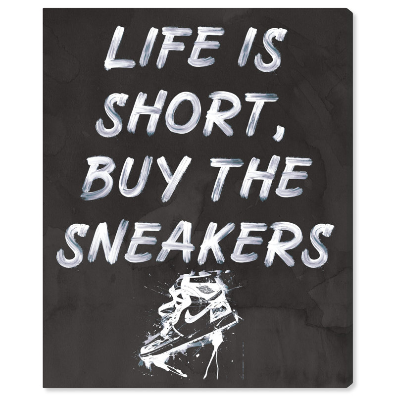Notoriart, acheter les espadrilles encadrées, art mural 1 pièce, Toile tendue, H 24 po x l 20 po