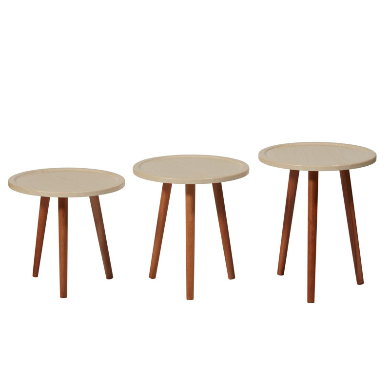 Tables gigognes 3 pieds