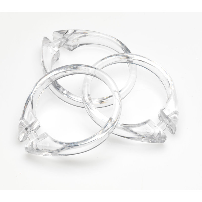 Crochets de rideau de douche Jamarl, Transparent