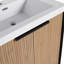 Meuble-lavabo autoportant avec lavabo en résine