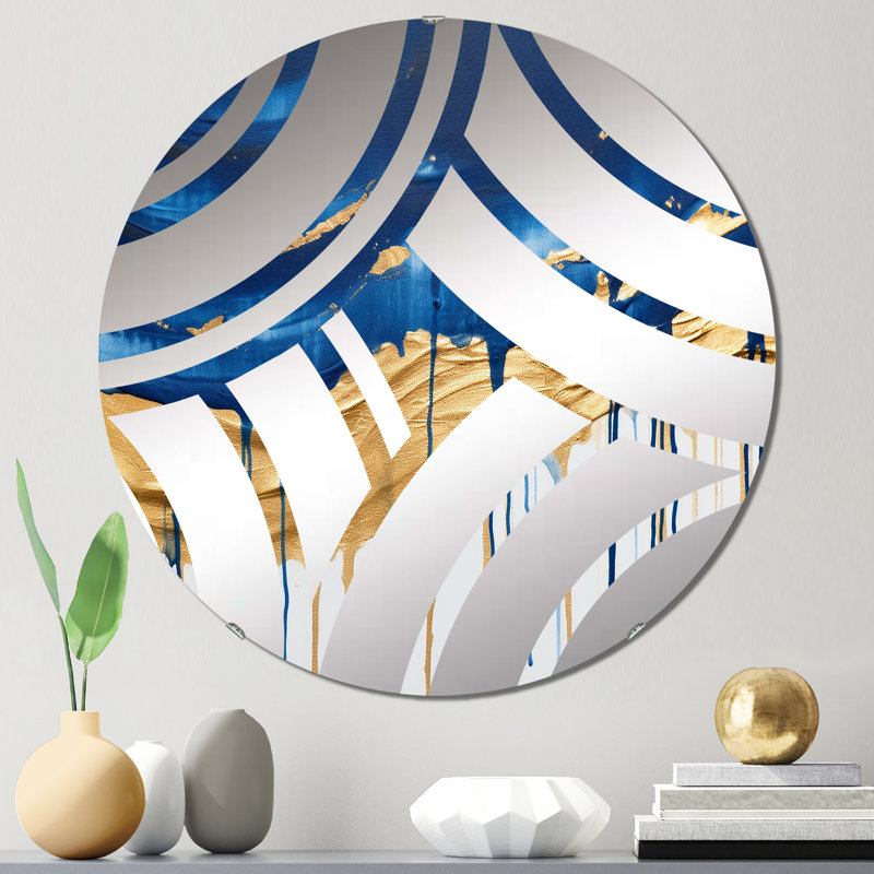 Miroir décoratif Helio, 23,6 po x 23,6 po