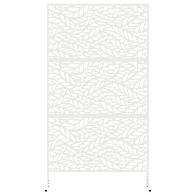 Fence Panel Large Decorative Inlays, White