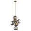 Luminaire grappe suspendu 6 lumières Jericho