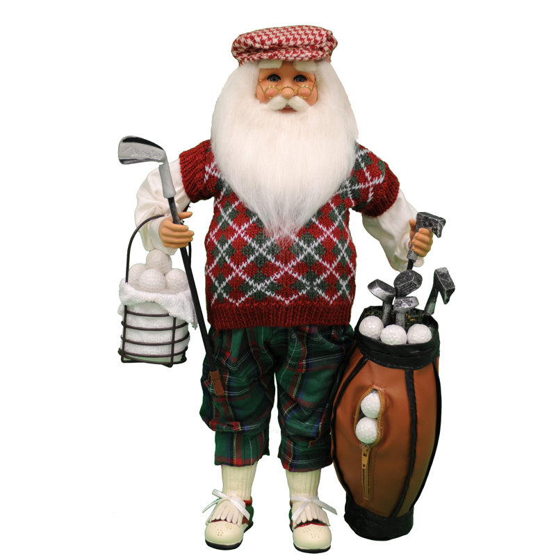 Golf Santa with Basket