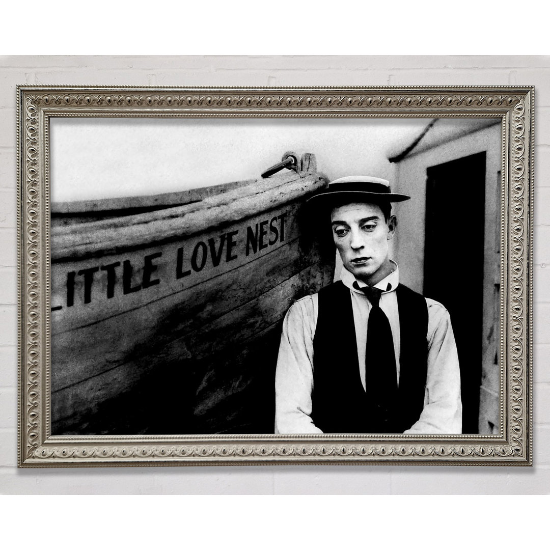 Buster Keaton Kleines Liebesnest - Einzelner Bilderrahmen Druck