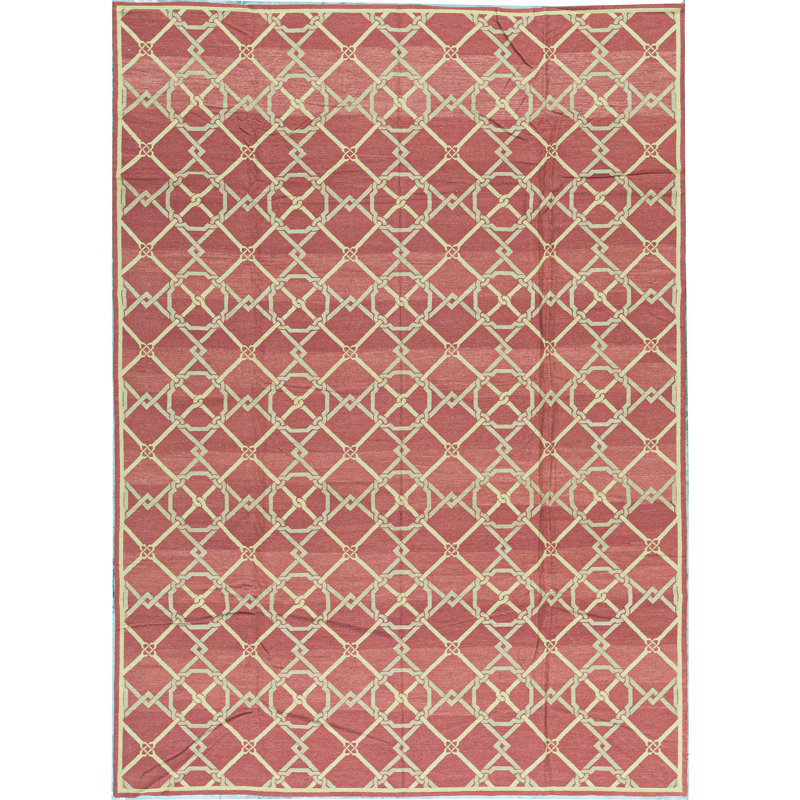 Wool Geometric Area Rug, Rectangle 5'10" x 8'10"