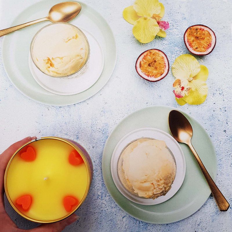 Passion Fruit Sundae Scented Jar Candle