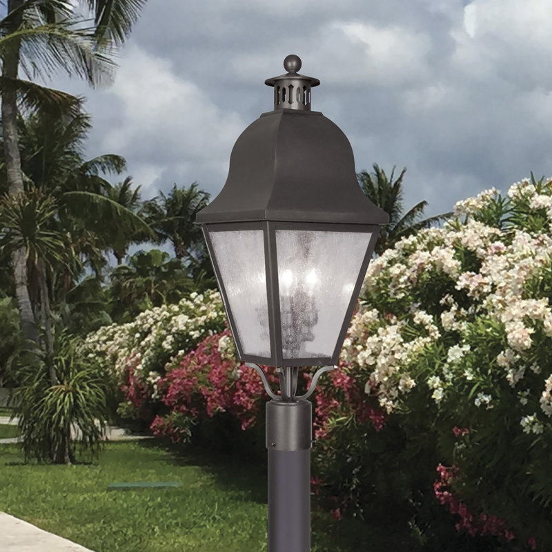 Tête de lanterne à 1 lumière Arnfred, H 38 po x l 16 po x P 16 po, Noir