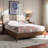 Herger Upholstered modern look, King Platform Bed, Light Beige 43.7'' H X 80.51'' W X 85.83'' L-2011894222-2011894223