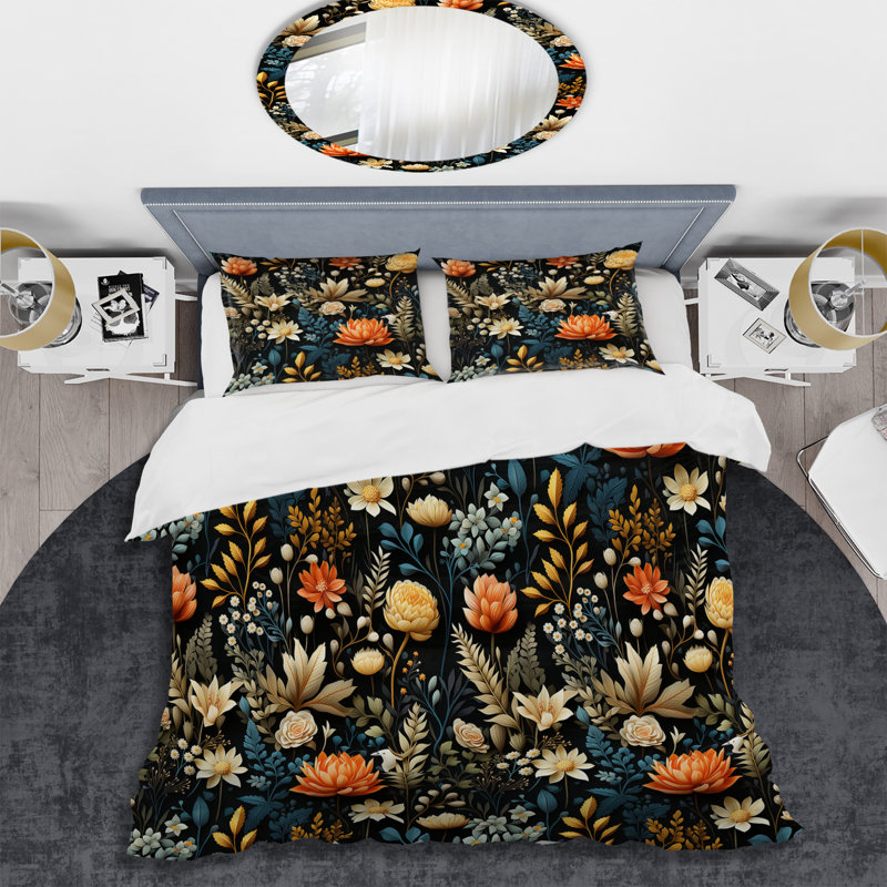 Ensemble de housse de couette Cottage, Housse de couette simple + 1 taie décorative stan