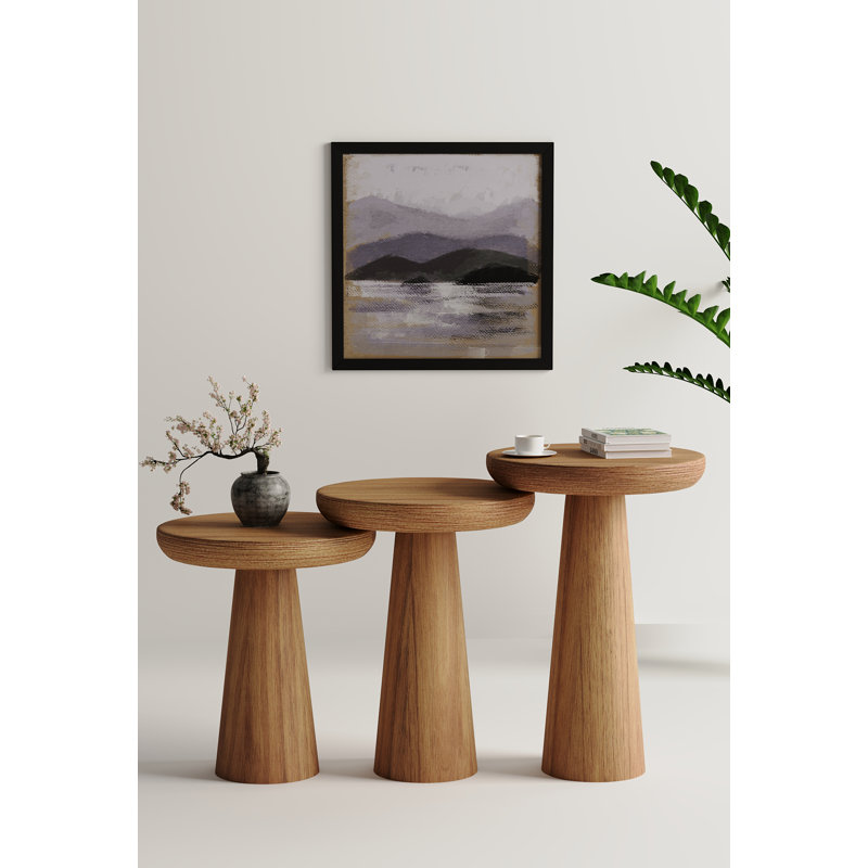 Breisha Solid Wood Coffee Table, Medium Walnut