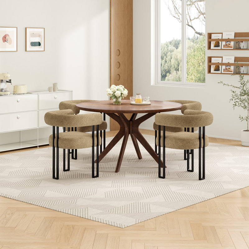Ensemble repas 5 personnes, Kaki