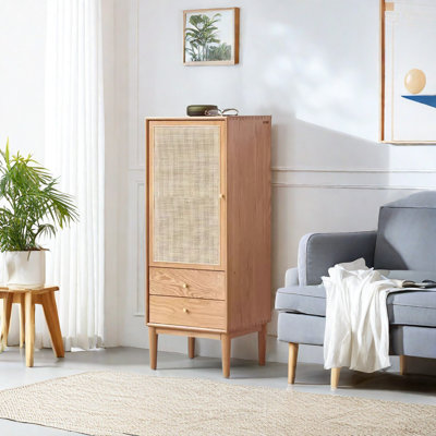 Cameika Solid Wood Accent Cabinet