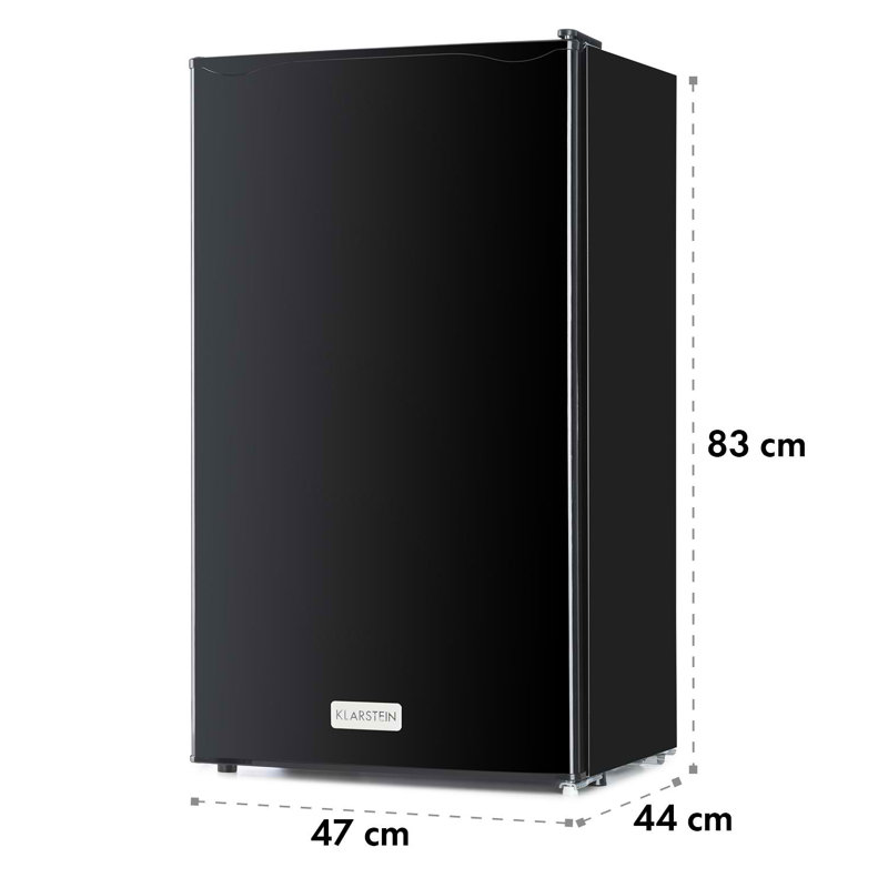 Klarstein 92m³ L Freestanding Mini Fridge, Black