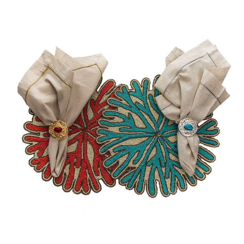 Aqua Coral Placemat