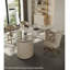 Table de bureau de luxe en pierre frittée de style minimaliste-110845143