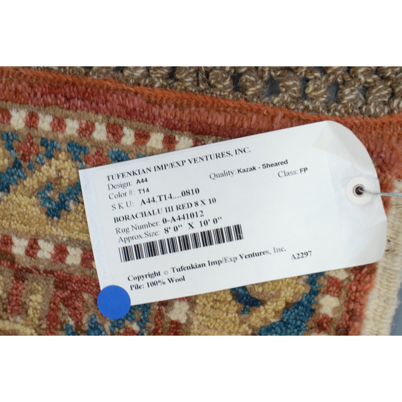 Borachalu III Wool Southwestern Area Rug in Brown/Gray/Beige