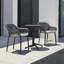 Chaise de salle à manger empilable Ahria-300862299