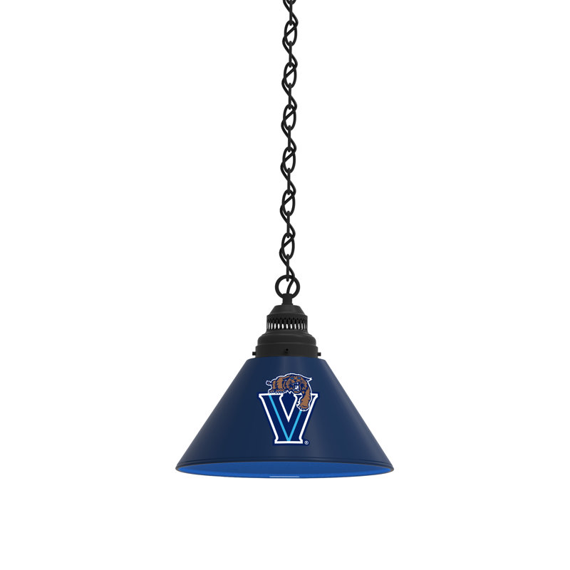 1 - Light Single Pendant, Black, Villanova Wildcats