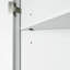Armoire de rangement blanche triangulaire avec tablettes réglables, armoire de plancher autoportante pour la cuisine à domicile-160773397