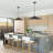 1-Light Modern Dome Adjustable Dimmable Pendant Light Fixture-1235124723