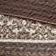 Ensemble de couvre-lit réversible 5 pièces jacquard rouge