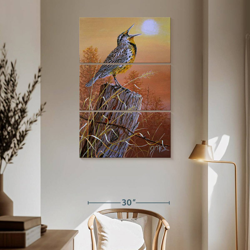 Brampt Meadowlark, 65" H x 42" W