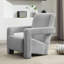 Fauteuil d'appoint rembourré en laine d'agneau moderne-1693209642