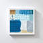 «Beachscape Collage II», art textuel sur toile-25337212-25337214