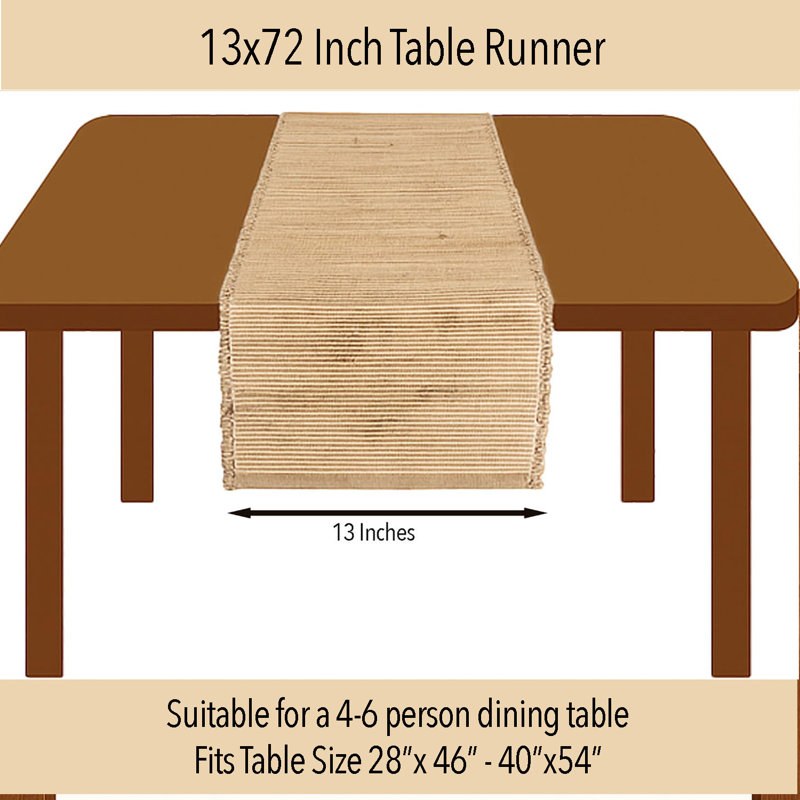 Chemin de table Pingham, 72 po x 13 po