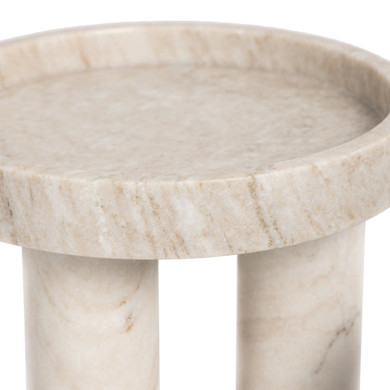 Kanto Marble Decorative Bowl, Tumbled Rust
