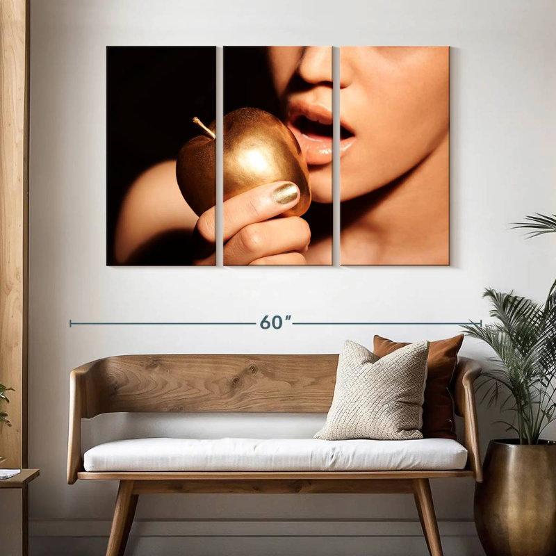 Apple, 32" H x 50" W