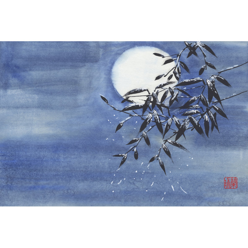 Midnight Snow - Wrapped Canvas Painting, 20cm H x 30cm W x 3.8cm D
