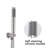Deluxe Wall-Mounted Dual Shower Head Set with Pressure Balancing Valve