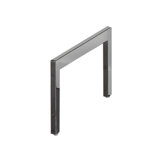 Kubista 1" Double Bathroom Vanity Base Only