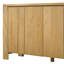 Buffet rétro en bois avec 4 portes, tablettes réglables et rangement spacieux pour la salle à manger, la cuisine et le salon