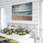 Yellow And Blue Tropical Plants Pattern I - Ensemble de housse de couette tropical-332123514