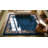 Hand Knotted Pile Rectangle Wool Blue 1920s Antique Rug