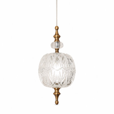 Luminaire suspendu décoratif en verre 59 * 4,9 Antique Delicate
