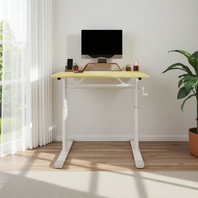 Adjustable Study Desk For Kids & Adults – Height-Adjustable, Multi-Purpose Home/Office Desk, Compact Design