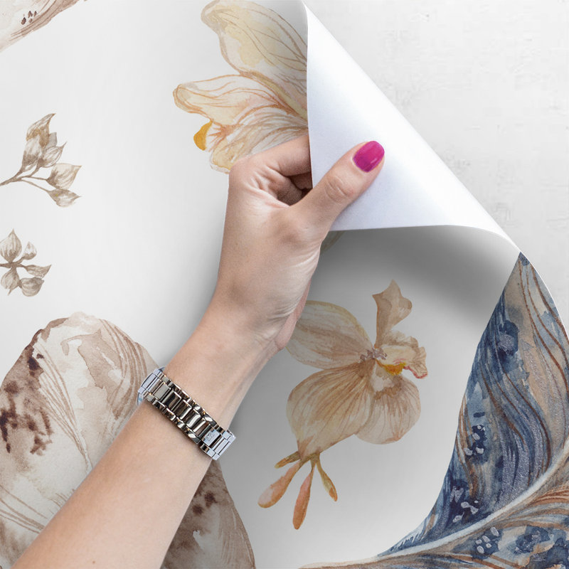Galilaia Fall Feathers Goldendesign Wallpaper, 208 x 146cm