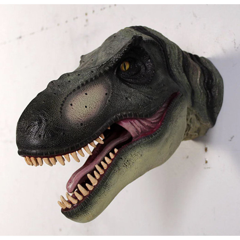 Statue de petite tête de dinosaure T-Rex